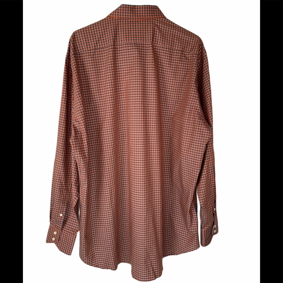 Thomas Dean Men’s 2X Long Sleeve UT Shirt Orange - Picture 2 of 12